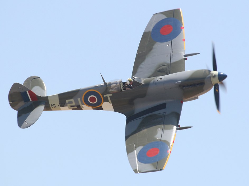  spitfire was the show's only foreign air force type from world war two, 