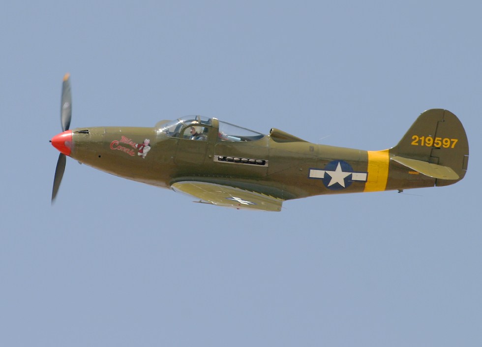 P-39 Airacobra  (click here to open a new window with this photo in computer wallpaper format)