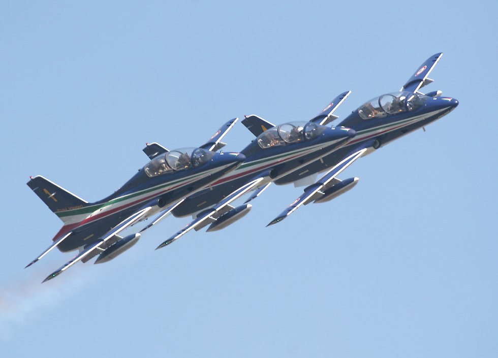 Italian Air Force 'Frecce Tricolori' jet display team