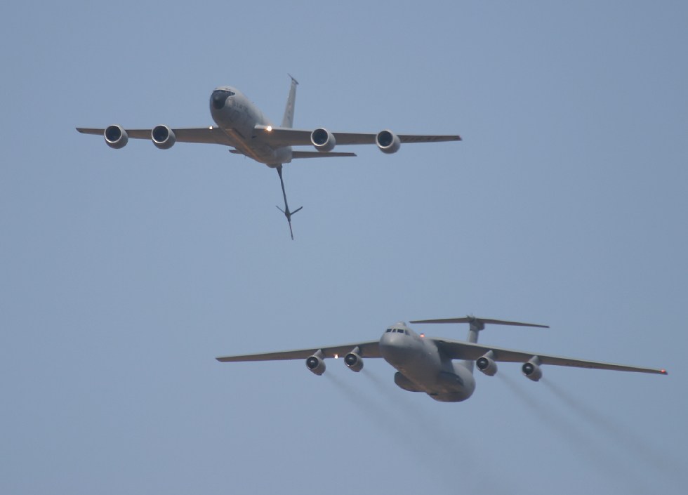 KC-135 Stratotanker and C-141 Starlifter