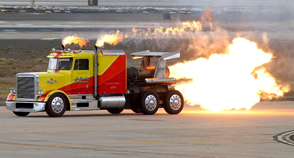 Shockwave jet truck