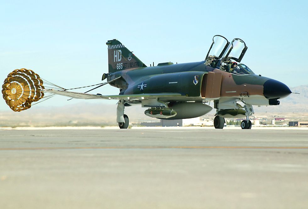 QF-4 Phantom II taxying