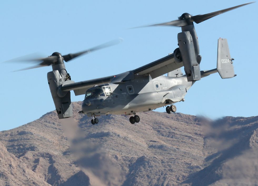 CV-22 Osprey   (click here to open a new window with this photo in computer wallpaper format)