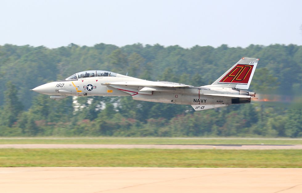 retro F-14 low pass   (click here to open a new window with this photo in computer wallpaper format)