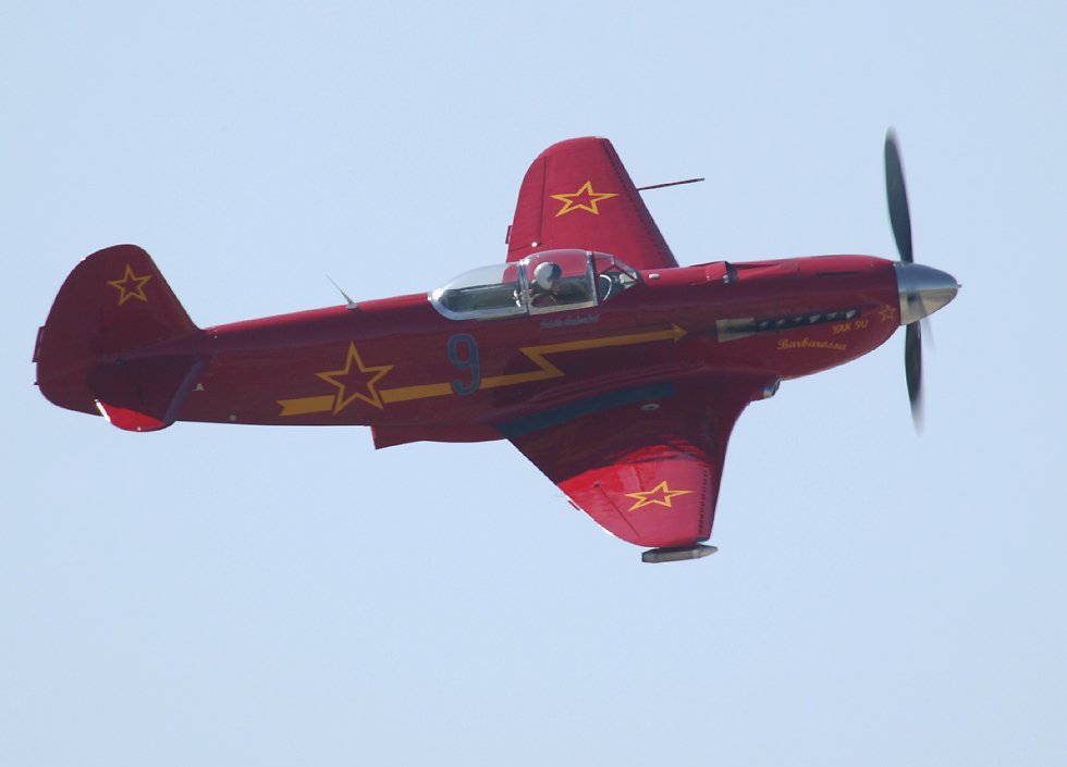 Russian Yak 9u world war two fighter