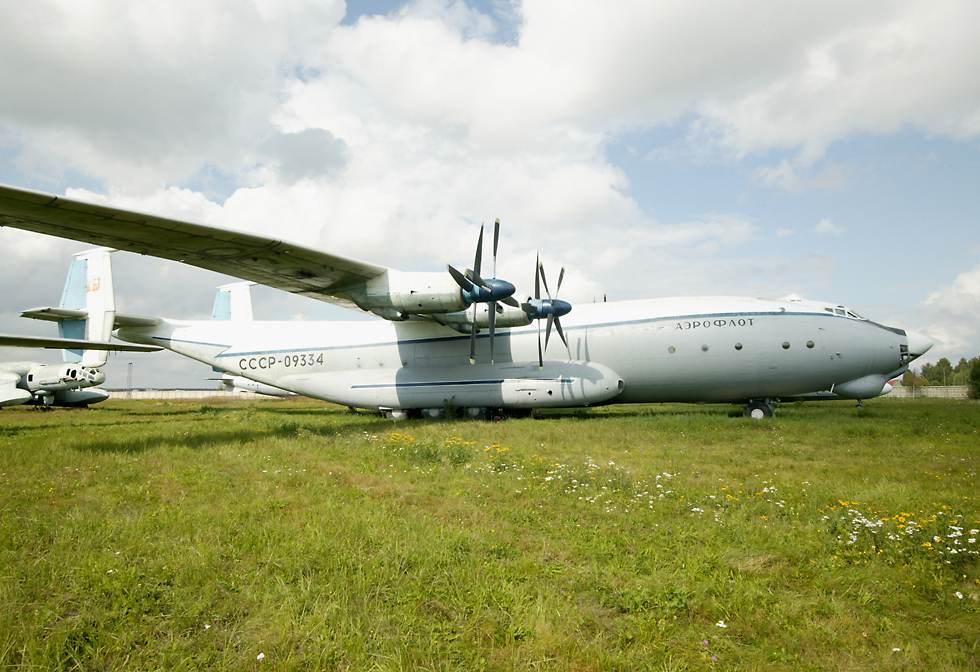 Antonov An-22 'Cock', world's largest propeller-driven cargo plane