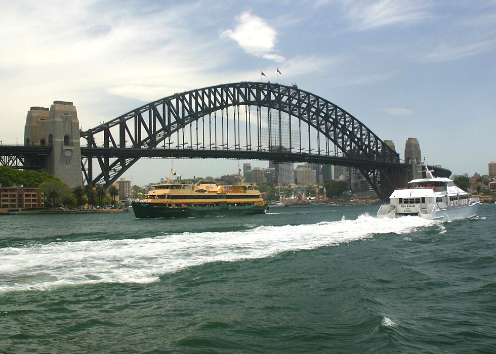 the Sydney Harbour Bridge