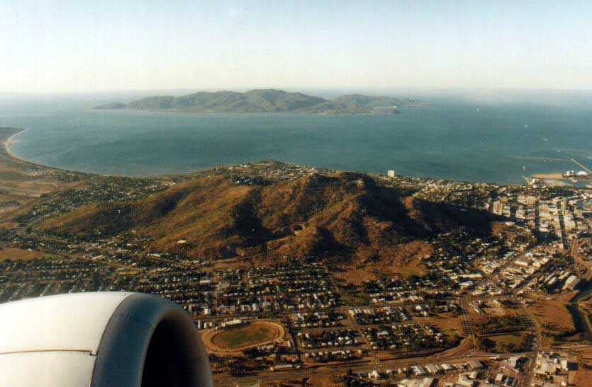 Townsville and Magnetic Island from the West