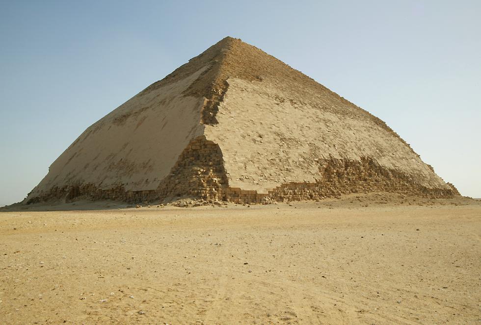 The BENT Pyramid from the northwest.