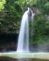 the lower waterfall at Bouma on the island of Taveuni