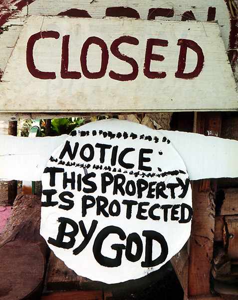 'property protected by God'
