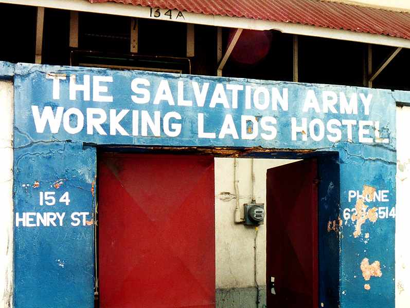 'salvation army working lads hostel'