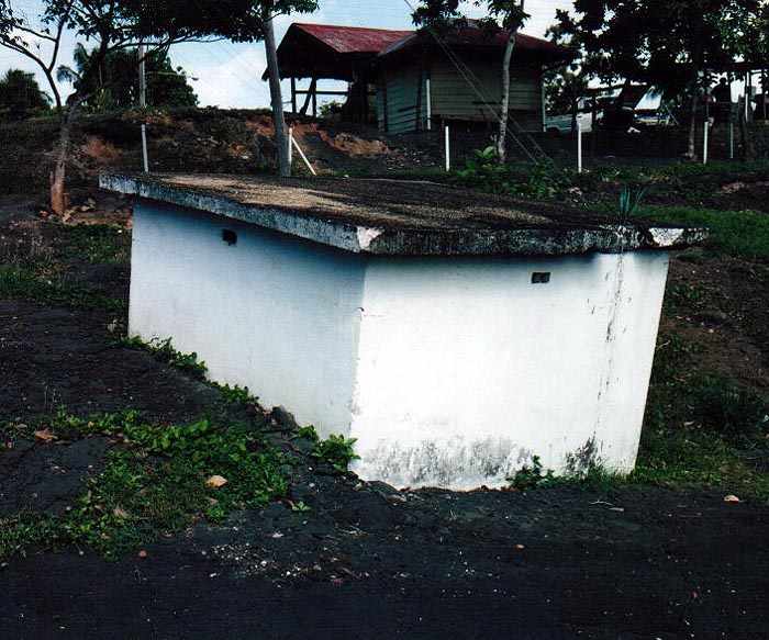 shed being swallowed by the lake