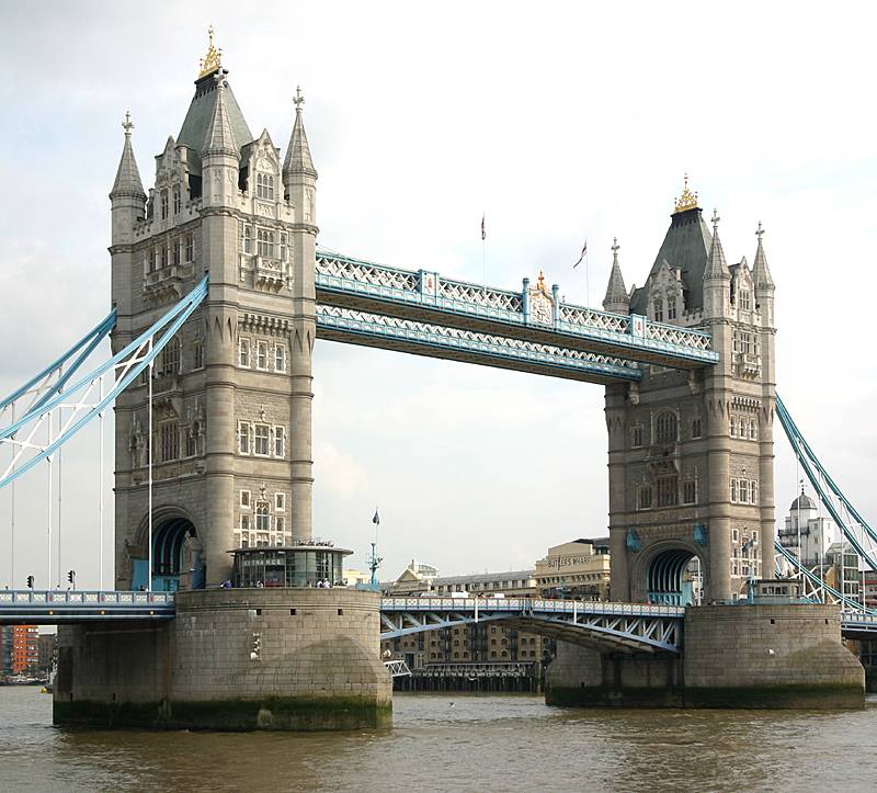 Tower Bridge crosses