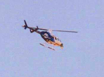 channel 7 TV news helicopter