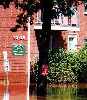 flooded apartment with kids