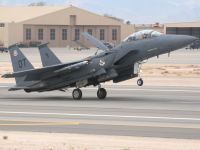 photographed at the Red Flag 07-2 military exercise using a Canon 20D camera and Canon 100-400mm image stabilized lens set to 170mm  (1/750th second, f4.5, ISO 200)