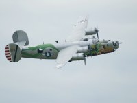 'The Dragon and His Tail' photographed at the 2003 Yankee Air Museum airshow using a Canon 1Ds digital camera and Canon 100-400mm image stabilized lens set to 400mm  (1/500th second, f6.7, ISO 100)
