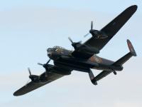 Lancaster bomber at Royal International Air Tattoo 2002, photographed using Canon D60 with Canon 100-400mm lens