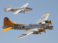 'Fuddy Duddy' and 'Photo Fanny' photographed at the 2008 Chino airshow using a Canon 20D camera and Canon 100-400mm image stabilized lens set to 190mm  (1/250th second, f13, ISO 200)