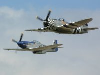 P47 Thunderbolt and P51 Mustang 'Heritage Flight'