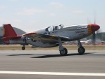 P-51C Mustang photographed at the 2010 McChord AFB airshow using a Canon 5D camera and Canon 100-400mm image stabilized lens set to 100mm  (1/250th second, f11, ISO 200)