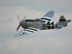 P47 Thunderbolt photographed at Duxford Flying Legends airshow 2002 using a Canon D60 and 100-400mm lens