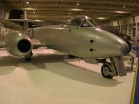 Gloster Meteor photographed at the Hendon Royal Air Force museum using a Canon D60 digital camera and Sigma 15-30mm lens