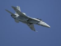 F18F Super Hornet photographed at the Dayton airshow 2003 using a Canon 1Ds digital camera and Canon 100-400mm image stabilized lens