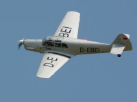 Messerschmitt Me108 Taifun photographed at the Duxford Flying Legends Airshow 2002 using a Canon D60 camera and Canon 100-400mm lens