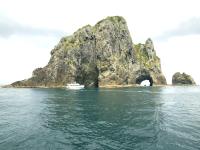 The Hole in the Rock photographed in January of 2003 using a Canon 1Ds digital camera and Sigma 15-30mm lens set to 21mm  (1/180th second, f9.5, ISO 125)
