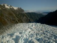 Fox Glacier icefall