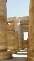 the Great Hypostyle Hall at Karnak temple photographed in December of 2003 using a Canon 1Ds digital camera and Sigma 15-30mm lens set to 15mm  (1/60th second, f9.5, ISO 100)