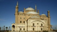 mosque of Mohammed Ali in the Cairo Citadel photographed in January of 2004 using a Canon 1Ds digital camera and Sigma 15-30mm lens set to 23mm  (1/90th second, f22, ISO 125)