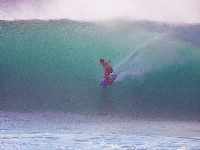 boogie boarder on Oahu's North Shore