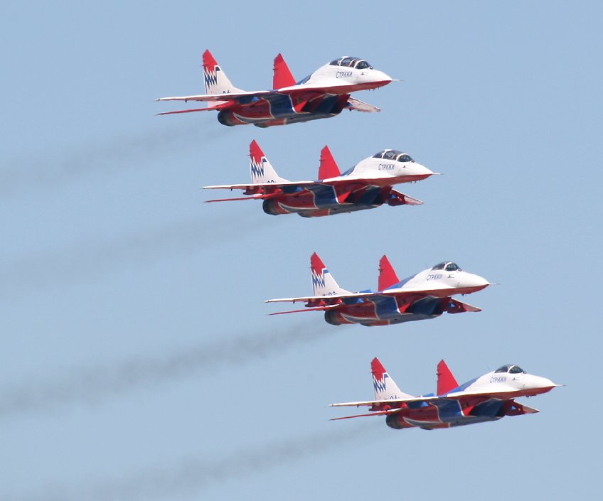 Russian Air Force 'Swifts' jet display team