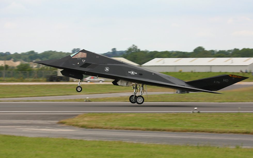 F-117 Nighthawk "Stealth Fighter" Display at the Royal ...