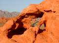 an arch in the Valley of Fire