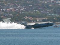 photographed at the 2006 Gidroaviasalon airshow using a Canon 20D camera and Canon 100-400mm image stabilized lens set to 275mm  (1/500th second, f9.5, ISO 200)
